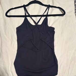 Women's Black Strappy Top